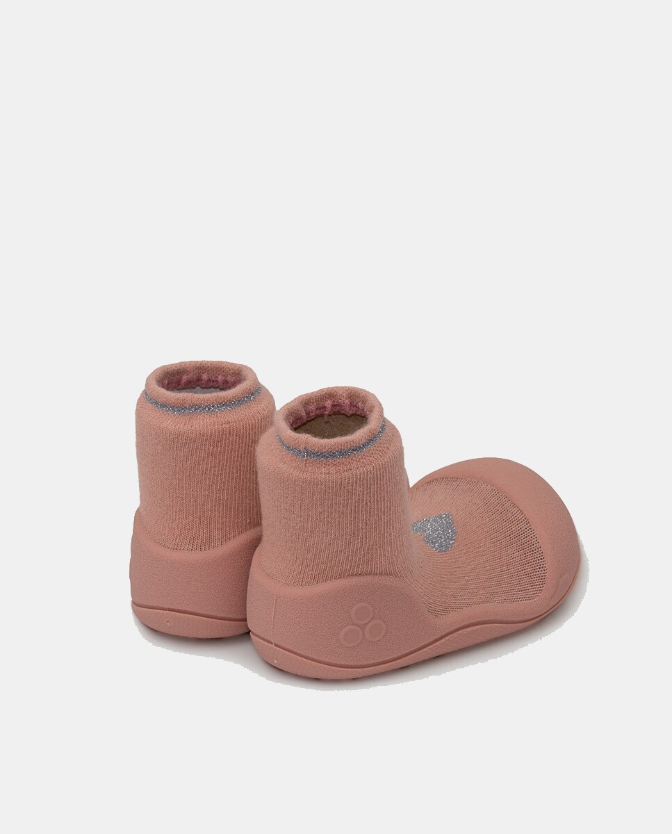 Botas de Tricot de Bebé Attipas Rosa-3
