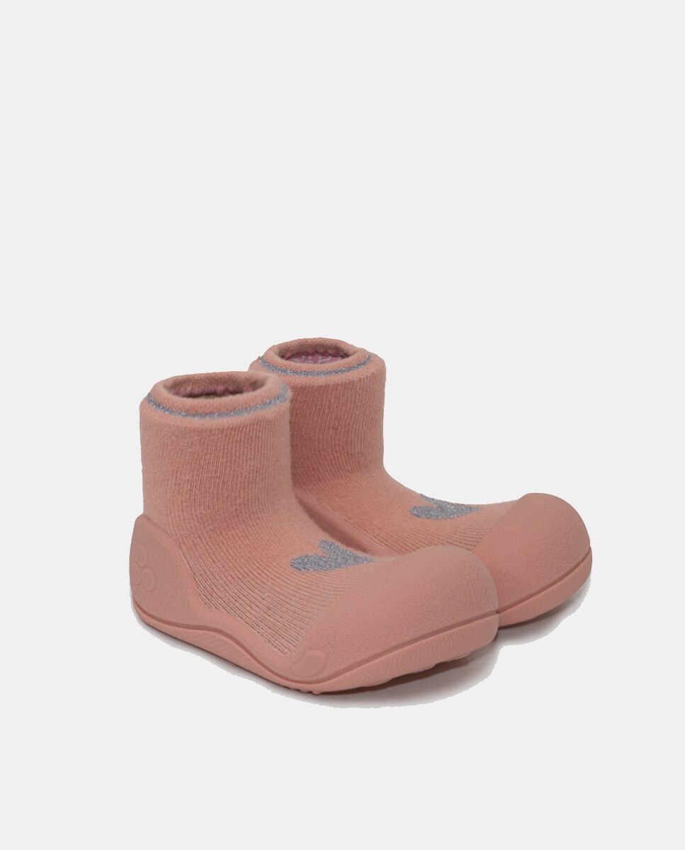 Botas de Tricot de Bebé Attipas Rosa-2
