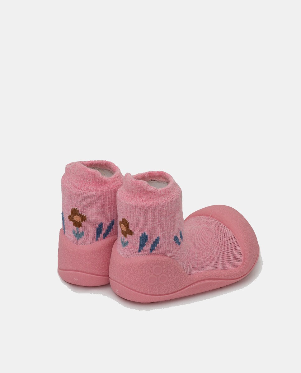 Botas de Tricot de Bebé Attipas Rosa-3