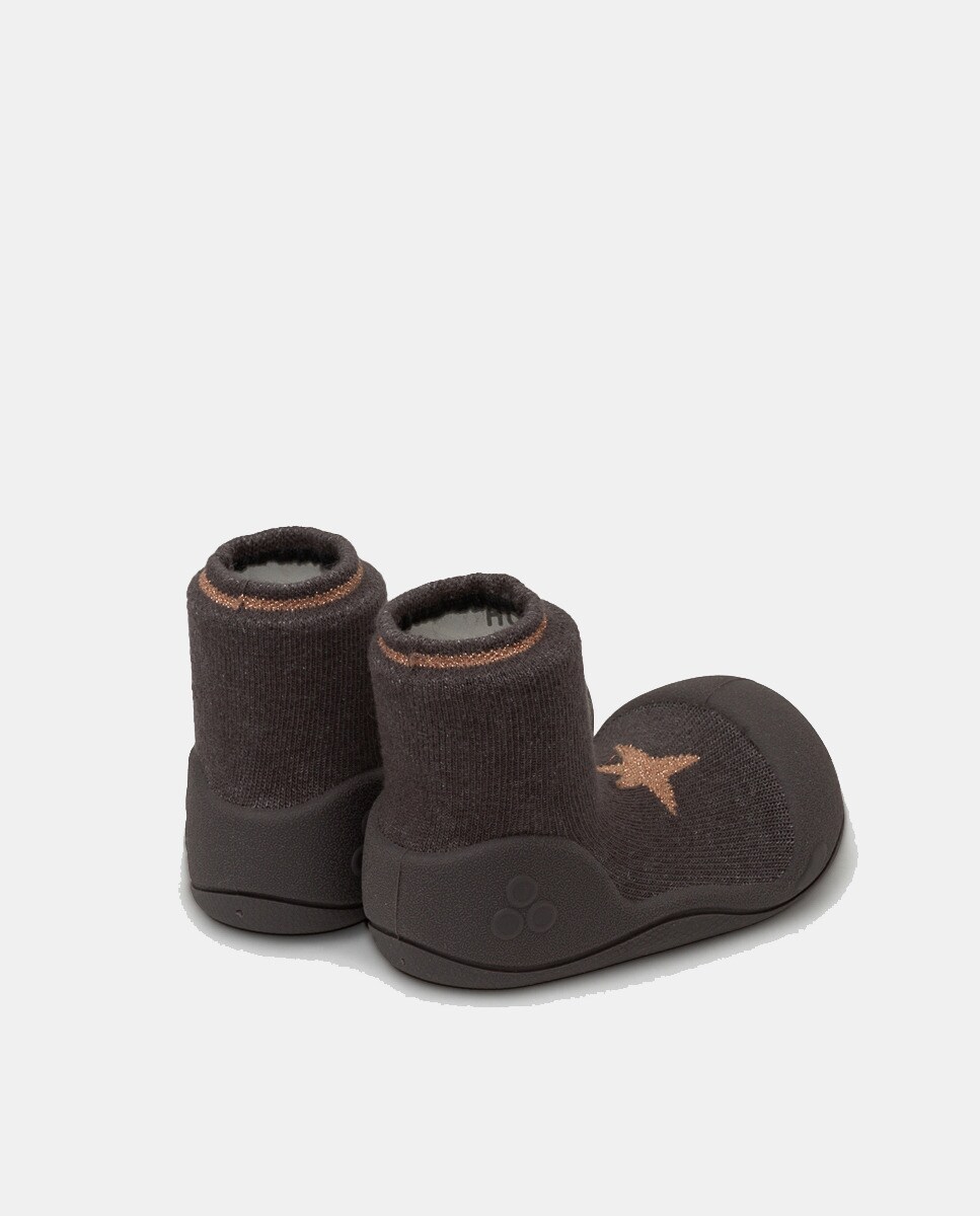 Botas de Tricot de Bebé Attipas Cinzento-3