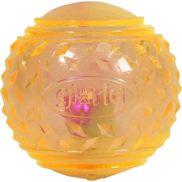 Play and Run yellow light-up dog ball 6.35 cm 1 each