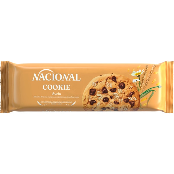 Bolachas Coockies de Aveia embalagem 150 g