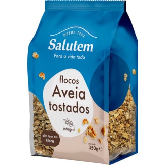 Salutem Flocos de Aveia Tostados embalagem 350 g