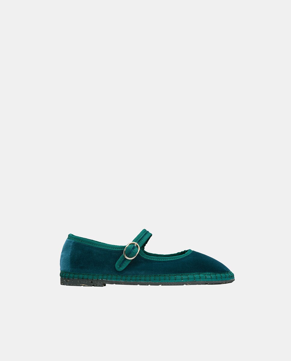 Imagem 0 de Sapatos de Presilha em Veludo