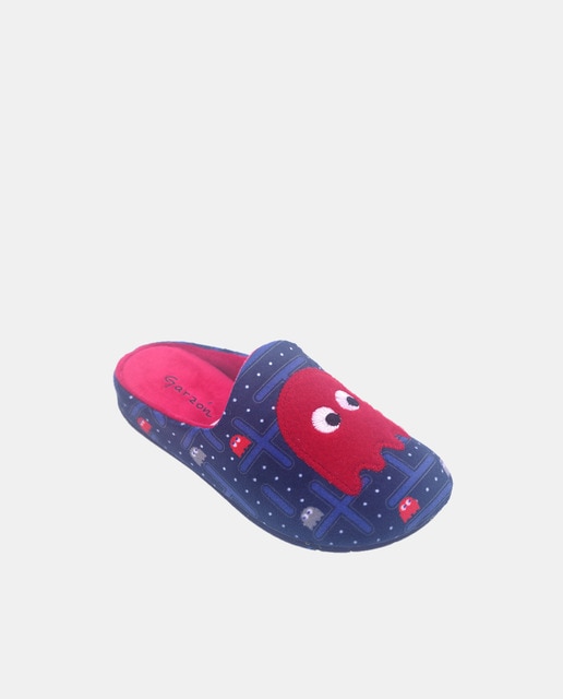 Zapatillas de casa de niño con estampado Comecocos