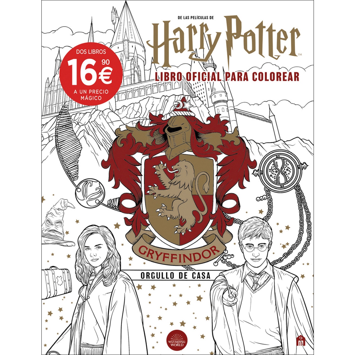 Imagem 0 de Pack Casas de Hogwarts para colorear (Capa mole)