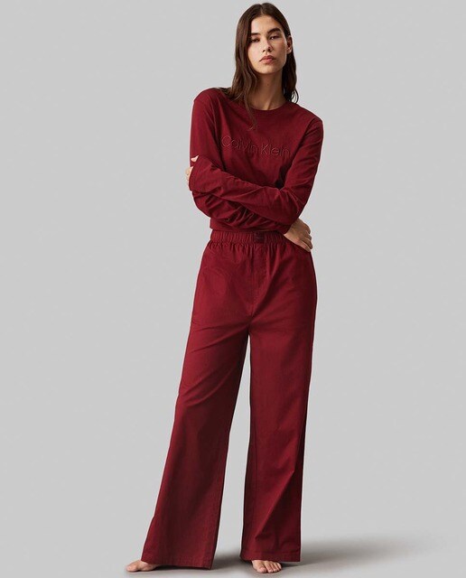 Conjunto de pijama con pantalones - Cotton Poplin Sleep