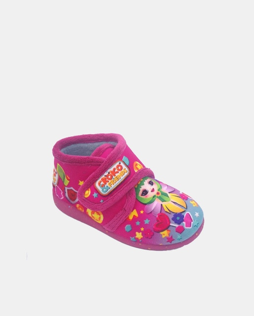 Zapatilla cerrada de casa de bebé niña