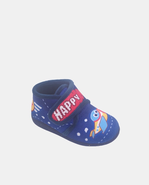Zapatilla cerrada de casa de bebé niño