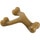 NYLABONE Gourmet Style bacon rubber bone dog toy 5.7x16.5 cm 1 each