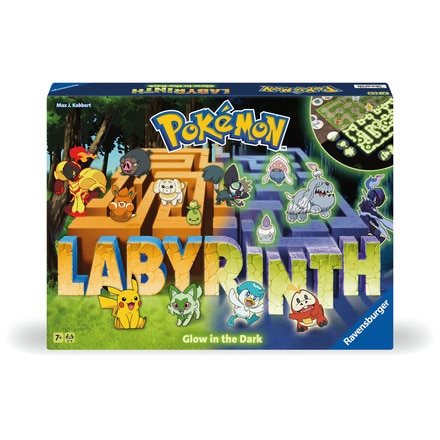 Juegos de mesa - Laberinto Pokemon Glow In The Dark Ravensburger