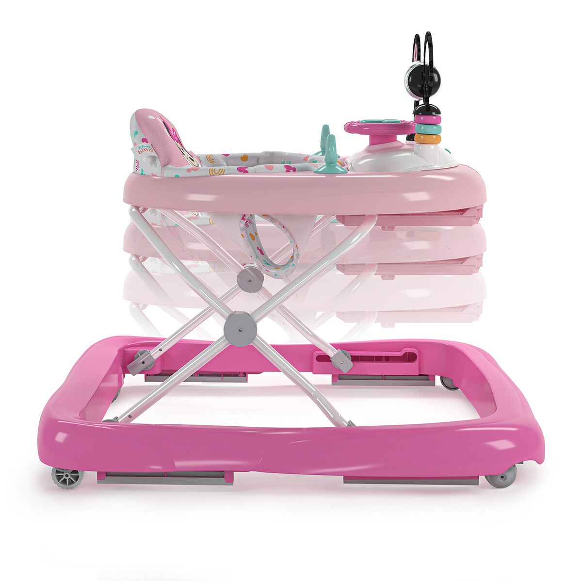 MINNIE MOUSE Tiny Trek™ Andador Forever Besties™ 2-in-1 Andador Rosa-6