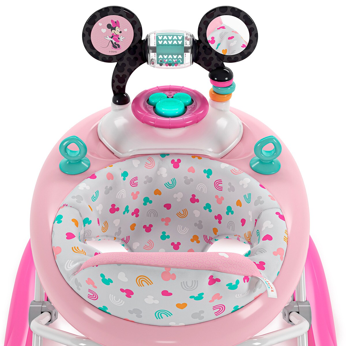 MINNIE MOUSE Tiny Trek™ Andador Forever Besties™ 2-in-1 Andador Rosa-3
