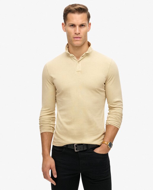 Polo de punto de manga larga Studios