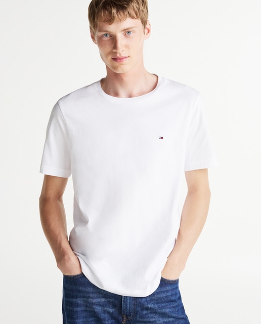 Tommy Hilfiger - Camiseta de hombre essential estampada con fit regular.