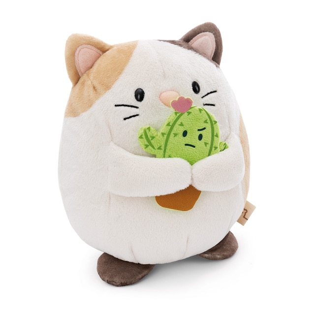 Peluche colgante NICI gata Angy con cactus 16 centímetros.