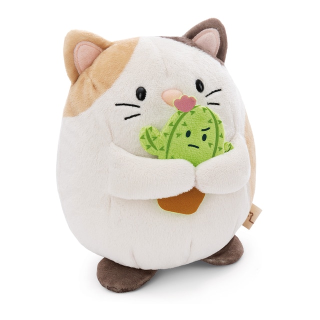 Peluche colgante NICI gata Angy con cactus 27 centímetros.