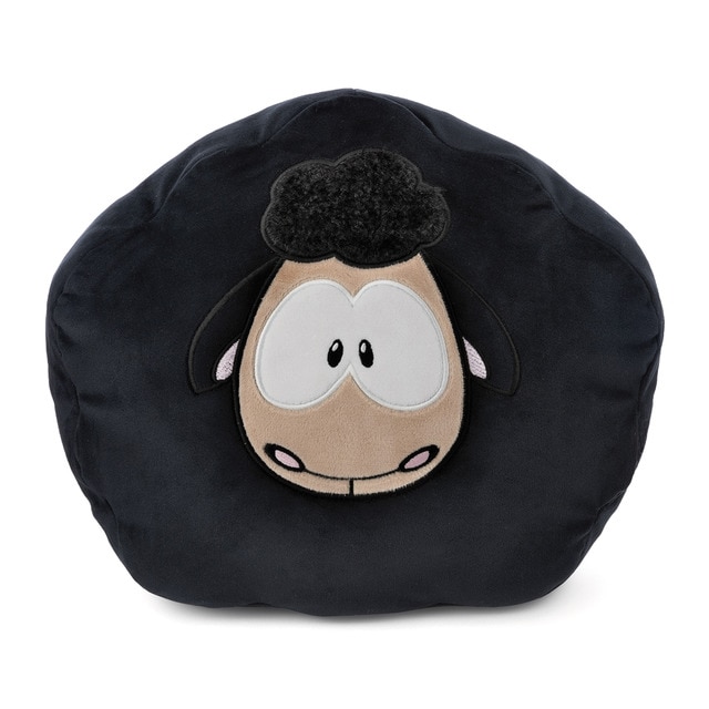 Cojín molón oveja negro Wooly Gang NICI 35x33 centímetros.