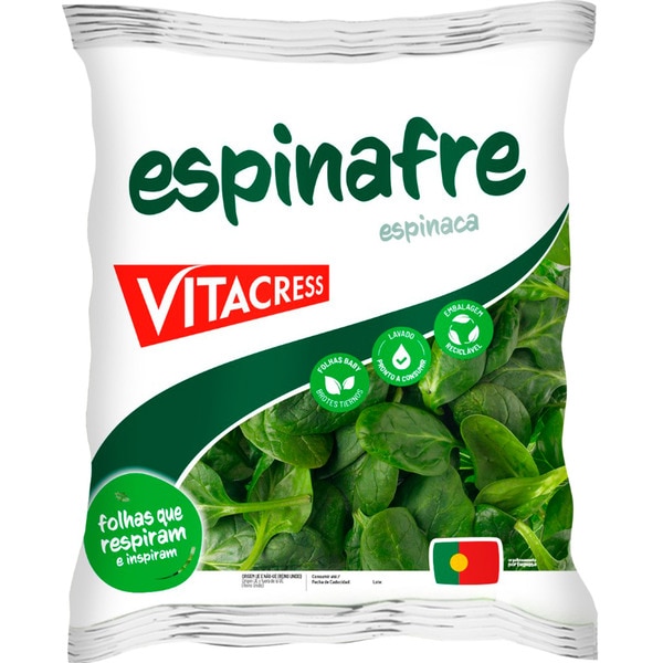 Espinafres embalagem 250 g