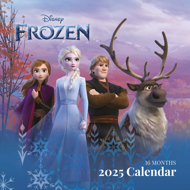 Calendario pared vertical 2025 Frozen 30x30 teNeues.