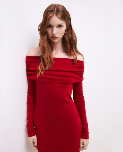 Vestido punto liso