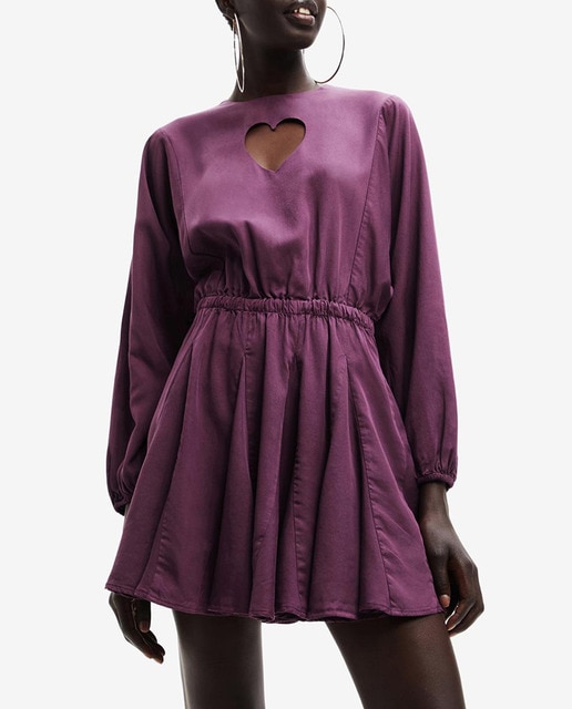 Vestido manga corta