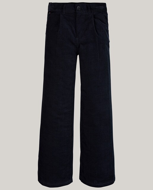 Pantalones de bebé niña de micropana con pinzas