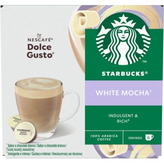 Starbucks Cápsulas de Café White Mocha embalagem 12 unidades