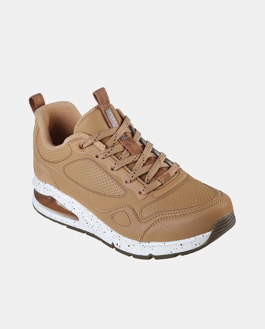 Zapatillas de mujer Streetwear en camel bajas con cámara de aire y plantilla Air Cooled Memory Foam