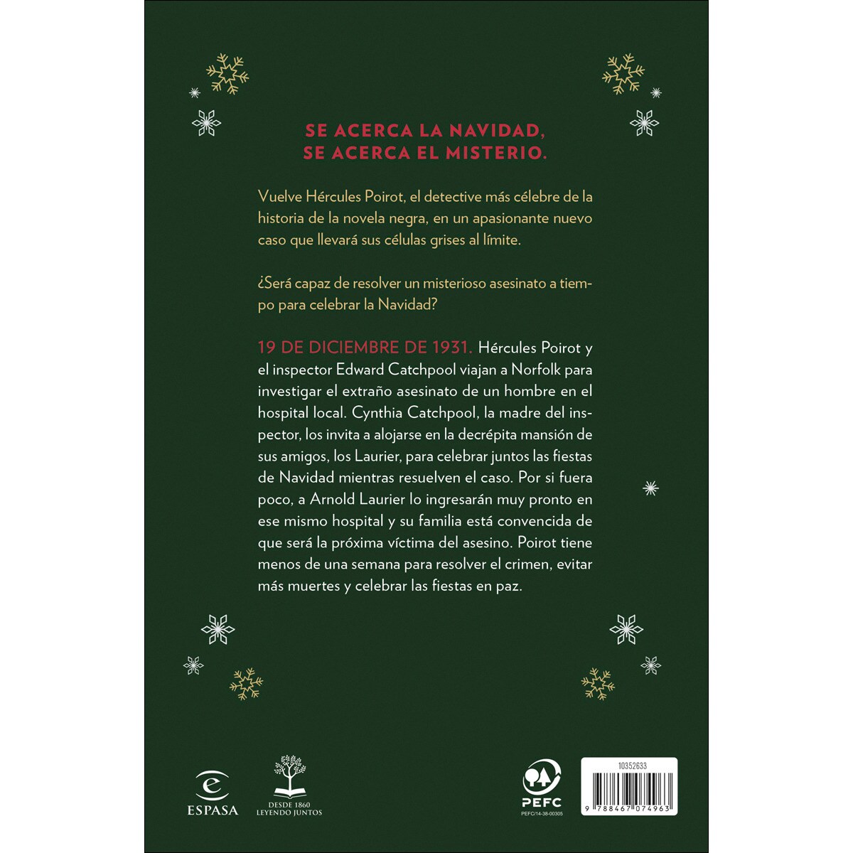 Misteriosa noche de paz. Un nuevo caso de Hércules Poirot (Capa mole com abas) 2
