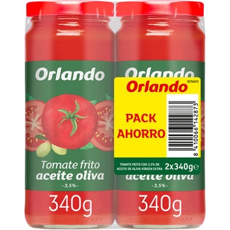 ORLANDO Tomatensauce in nativem Olivenöl extra glutenfrei 2er-Pack Flacon 340 g