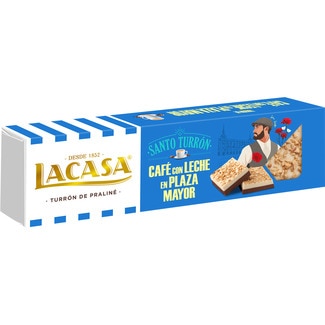 LACASA Santo Turrón milk coffee praline in Plaza mayor case 150 g