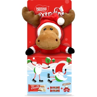 NESTLE Weihnachtsplüschtier und Schokoladensortiment verschiedene Sorten nach Bestand Einheit 142 g