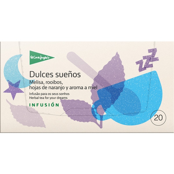 Einschlaftee mit Melisse und Rooibos Karton 20 Tütchen