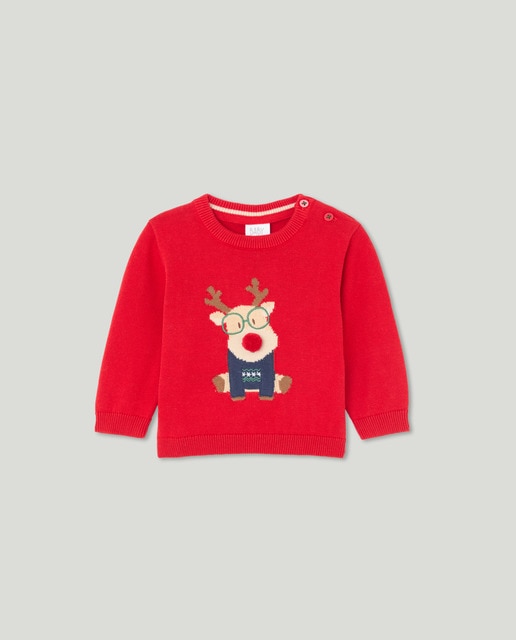 Jersey de bebé niño con estampado Navideño