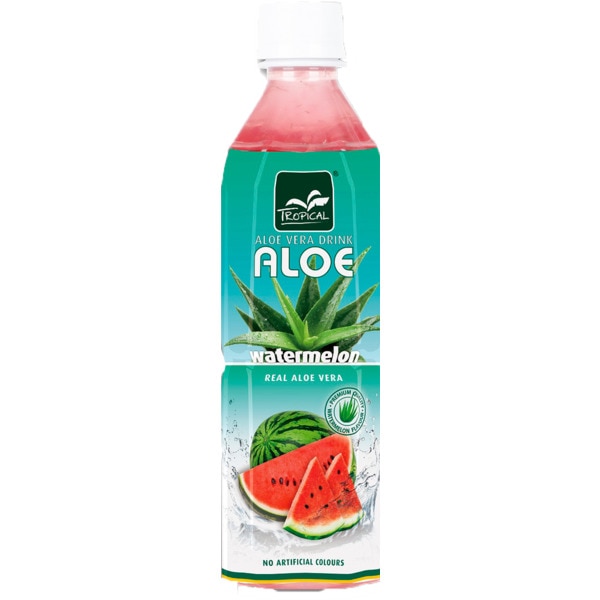 Bebida de Aloe Vera sabor Melancia embalagem 500 ml
