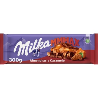 MILKA MMMAX milk chocolate with almonds and caramel tablet 300 g