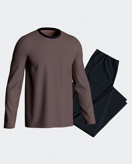 Pijama de hombre de algodón