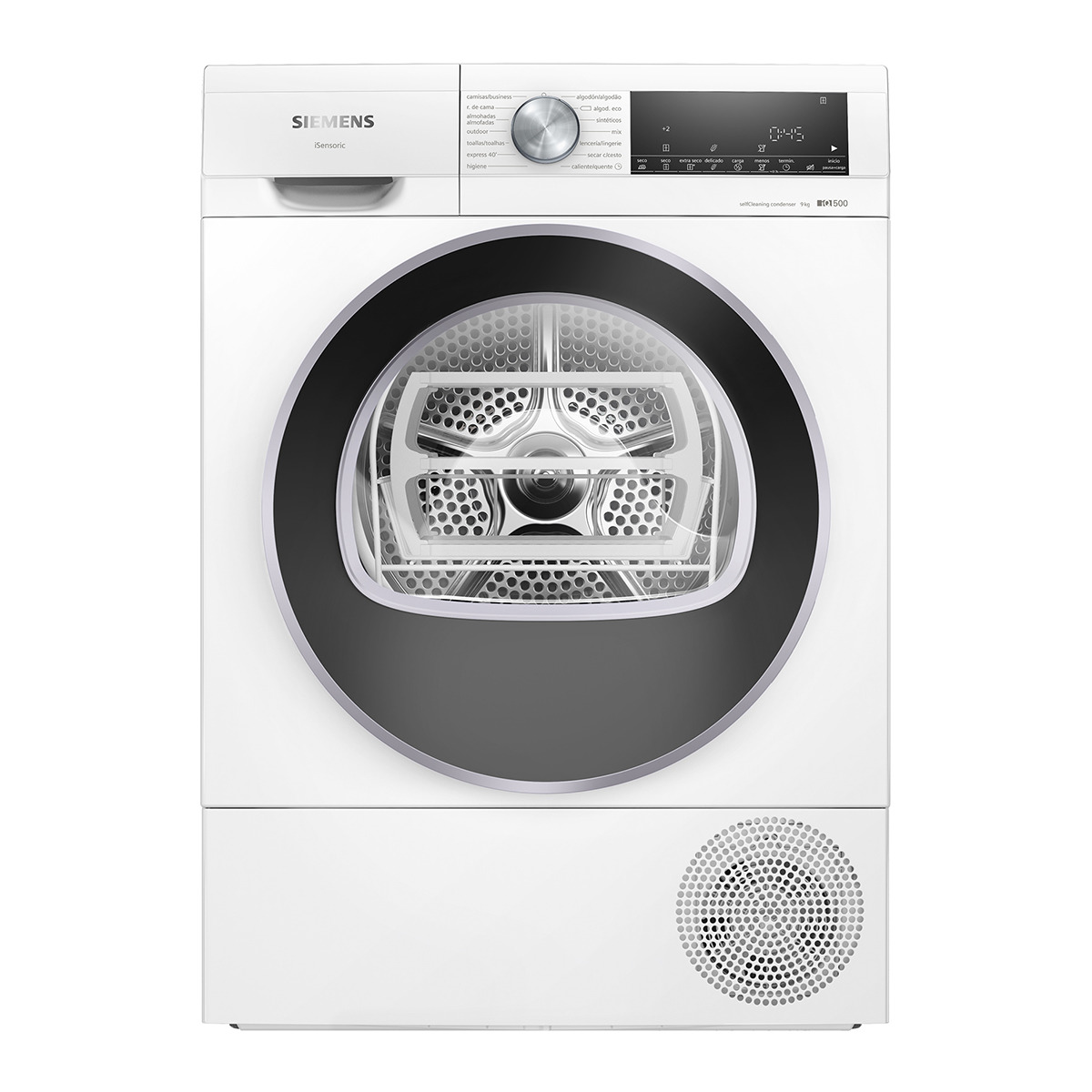 Siemens – Secadora Siemens 9 Kg Condensación, Bomba de calor iQ500 – WQ45G2D0ES.