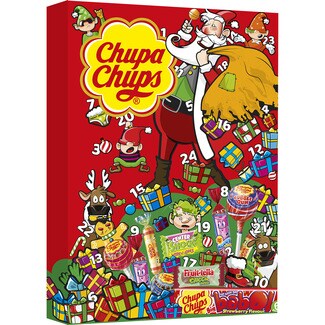CHUPA CHUPS Adventskalender mit Süßigkeitensortiment Karton 211 g