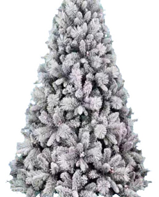Arbol LED PVC 116x116x180 250l 772 ramas nevado