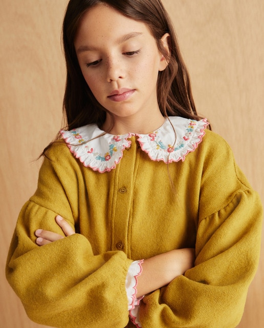 Chaqueta de punto de niña