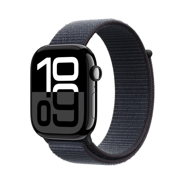 Apple Watch Series 10 GPS 46mm Aluminio Negro Azabache con correa Loop Deportiva Tinta Apple El Corte Ingles