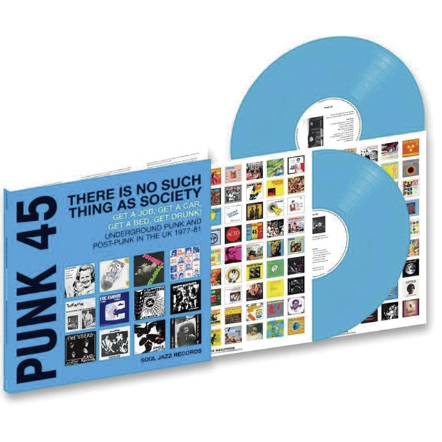 Punk 45 theres no such thing as society Edicion Color 2 LPVinilo