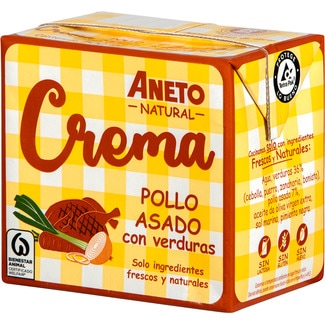 ANETO cream of roast chicken with vegetables, gluten-free and lactose-free carton 500 ml