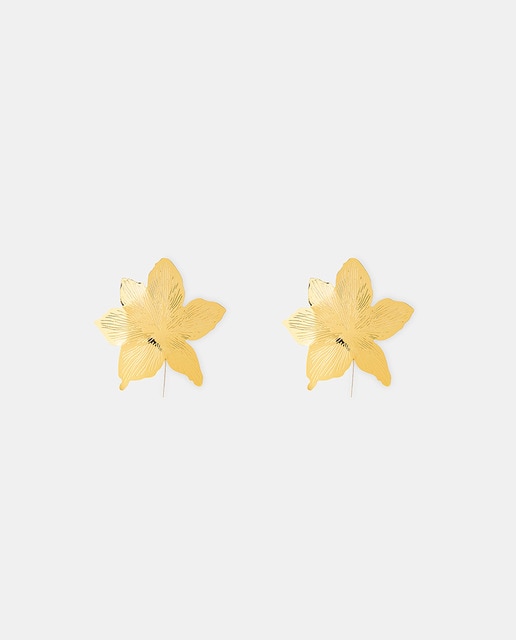 Pendientes hoja pegado