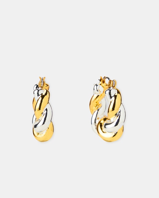 Pendientes oro blanco amarillo