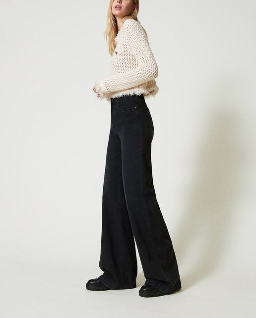 Twinset - Vaqueros evasé de mujer.