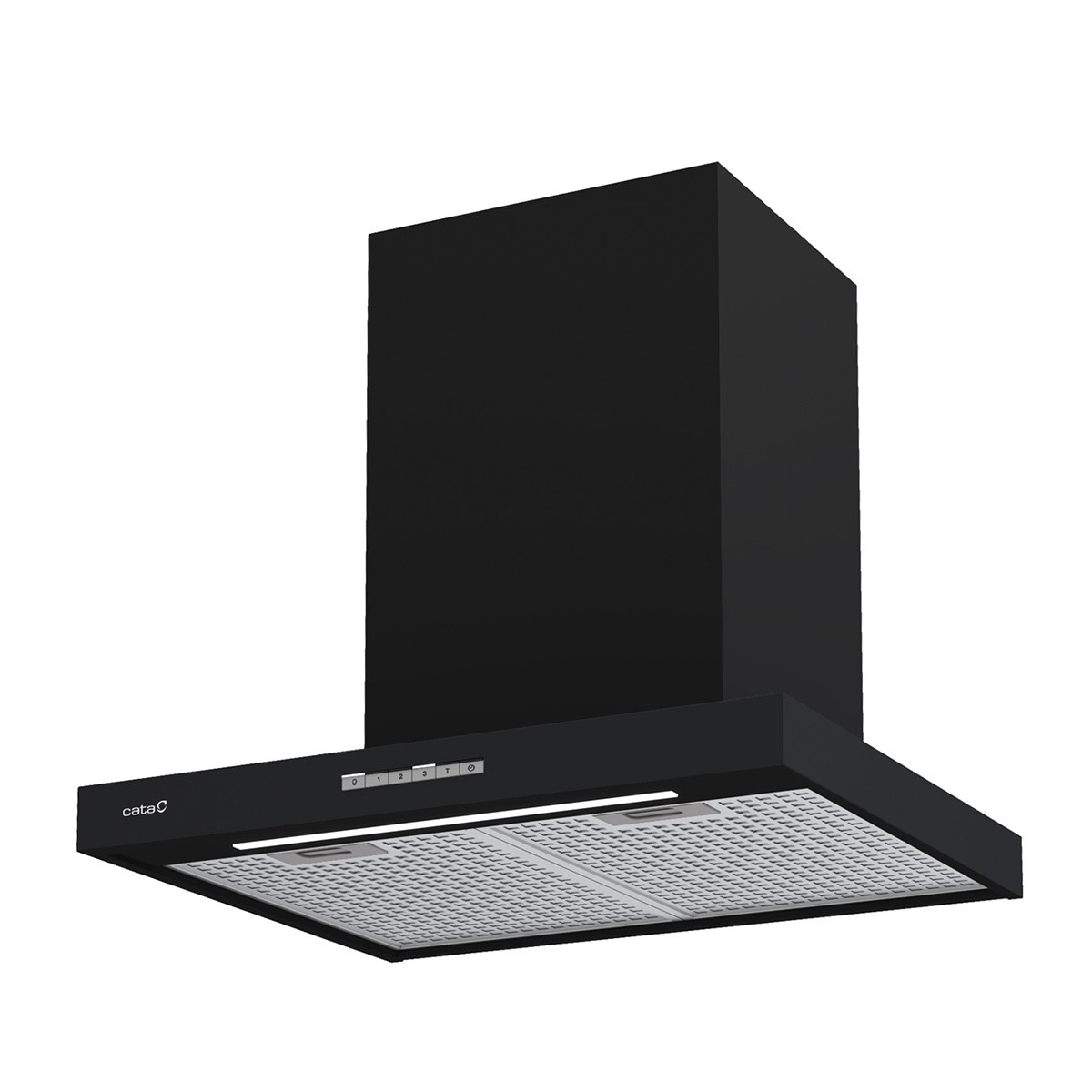 Cata – Campana decorativa Cata 3 velocidades + 1 turbo – SYGMA 6010 BK.