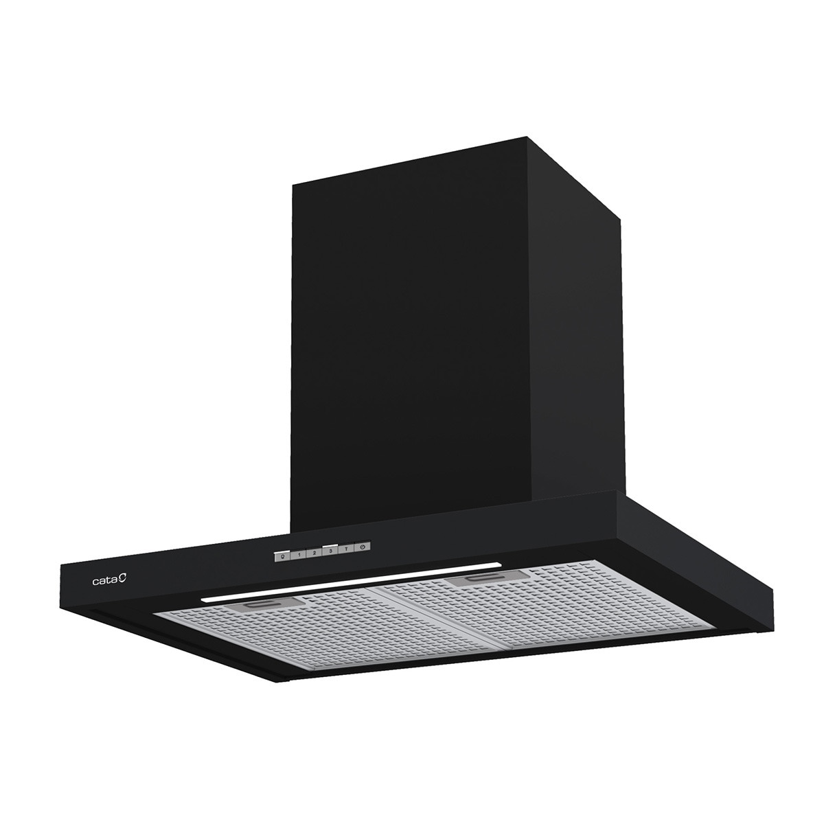 Cata – Campana decorativa Cata 3 velocidades + 1 turbo – SYGMA 7010 BK.